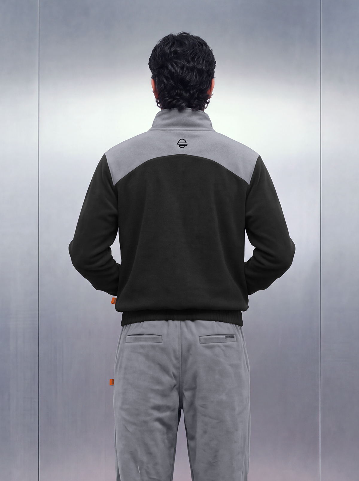 Merino Quarter Zipper – Rhino Grey
