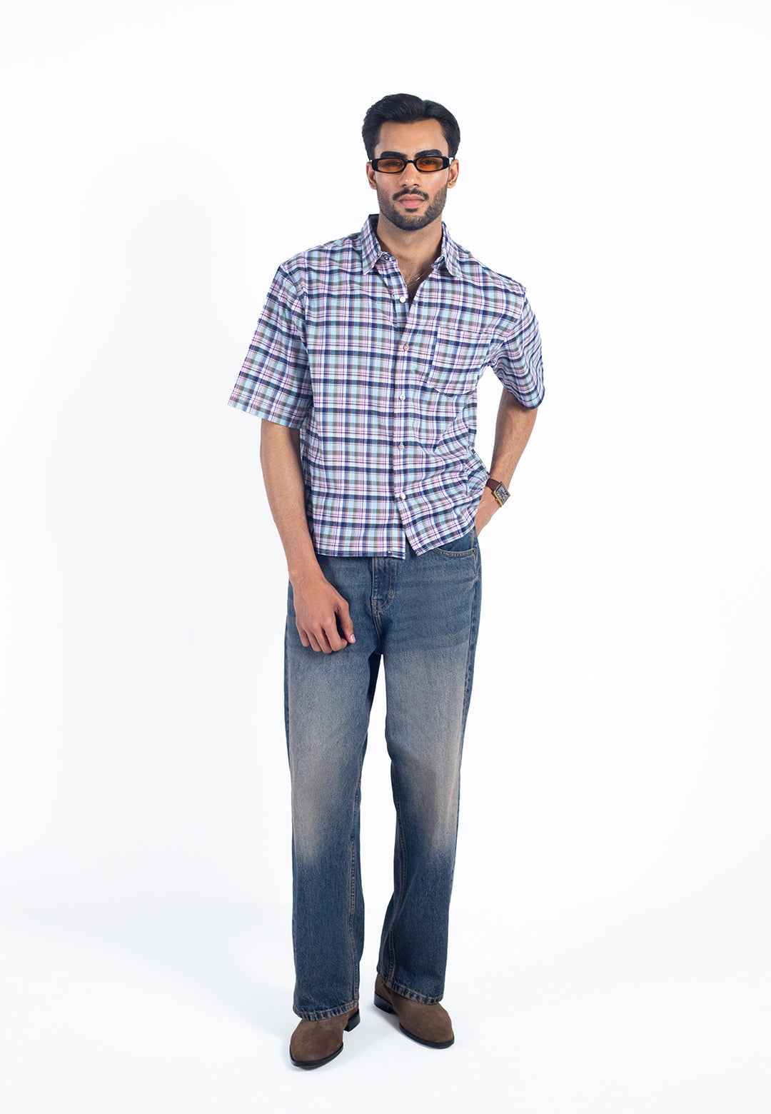 Tom Fit - Cropped Boxy Half Sleeves