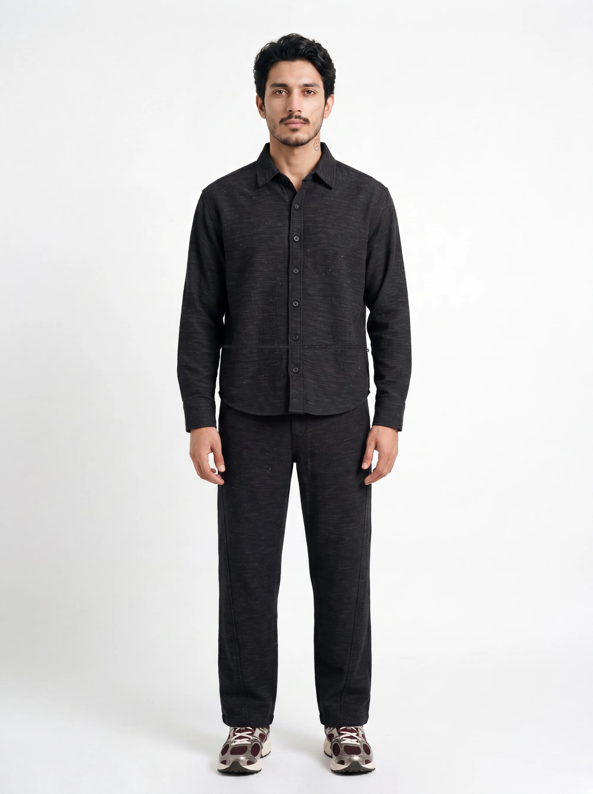Cord Set — March × Comrade — Black Linen