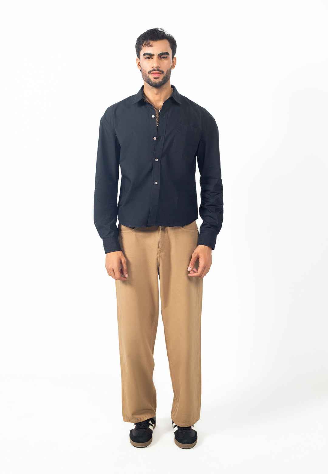 Cruze Fit - Full Sleeves Crop Shirt