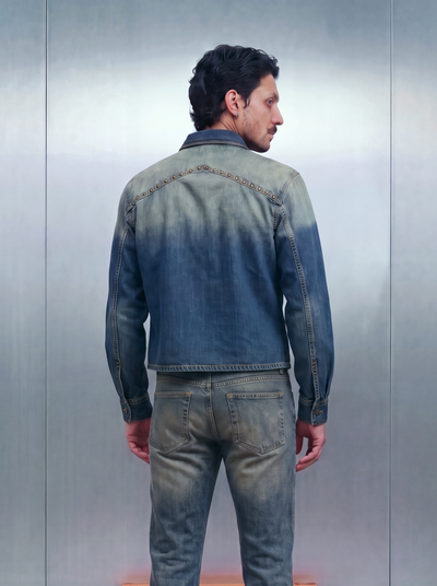 March Cowboy Shacket – Vintage Ombre
