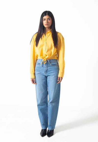 Mo Fit – Crop Tie-Up Shirt