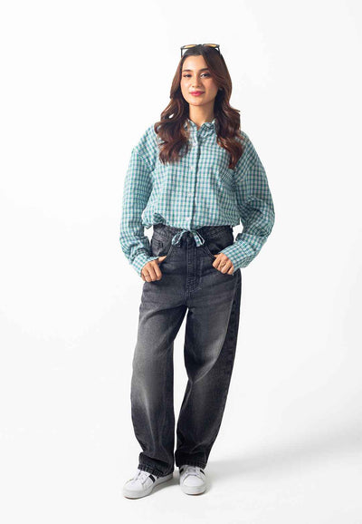 Mo Fit – Crop Tie-Up Shirt