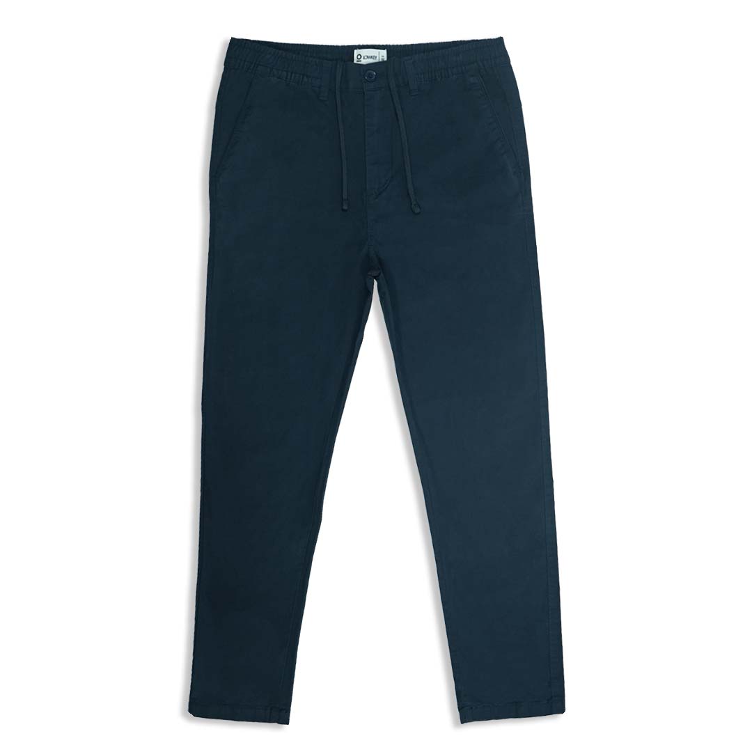 Navy Matte Relax Pants