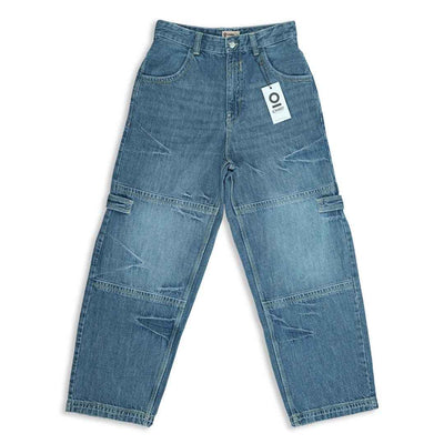 Embroidered Baggy Jeans