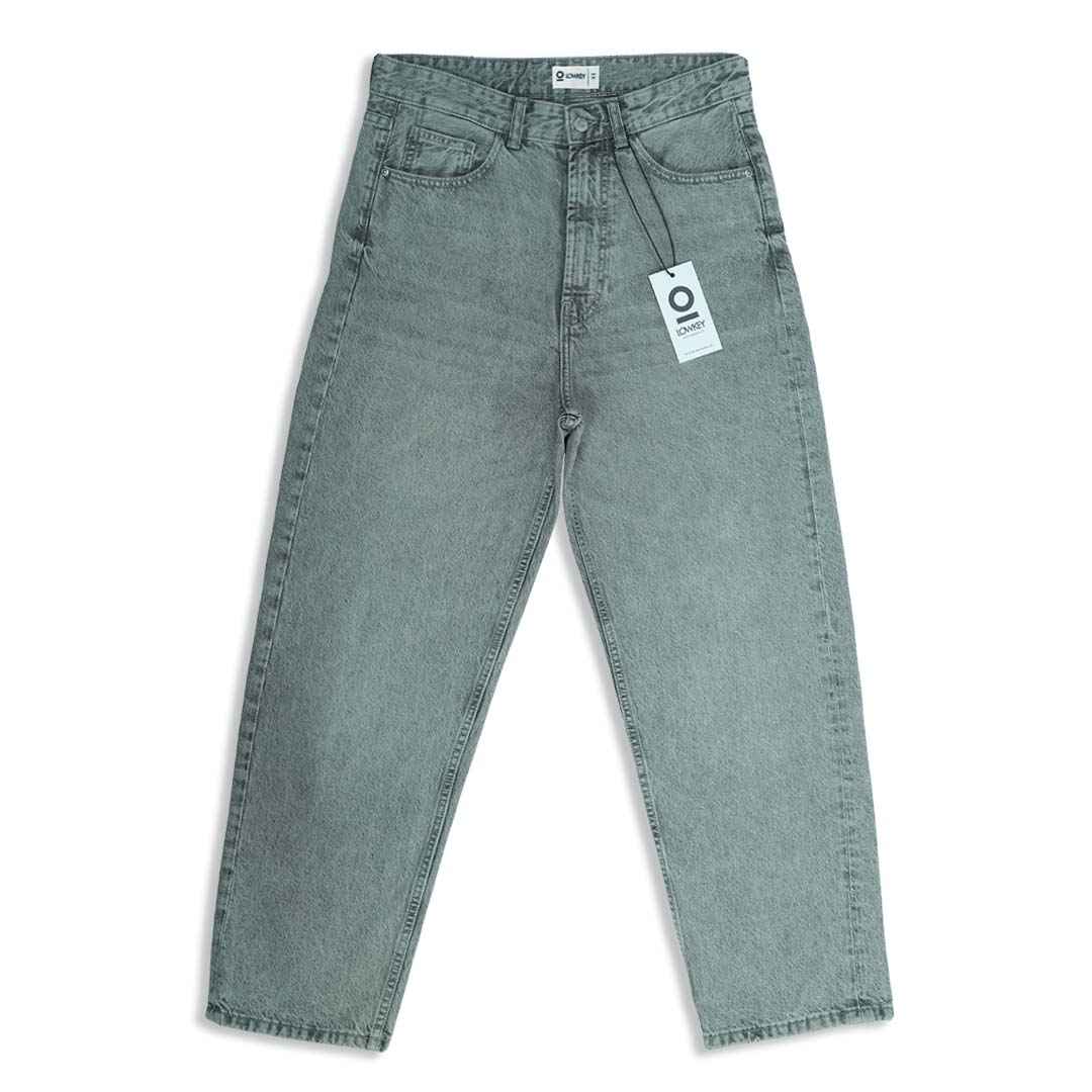 Tinted Grey Baggy Jeans