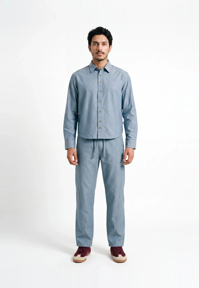 Relaxed Trouser – Comrade Fit –  Blue Polo