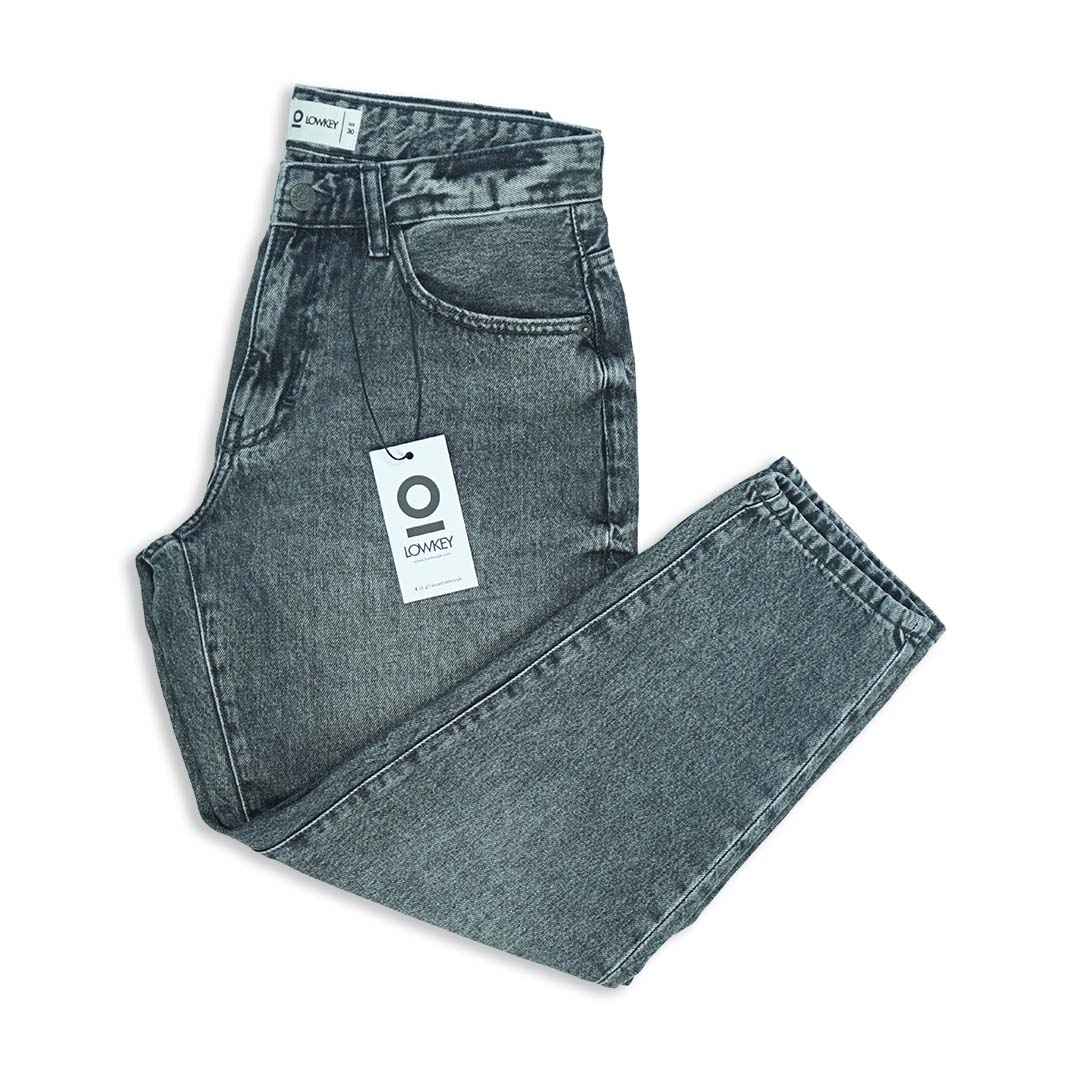 Grey Relax Carrot Jeans
